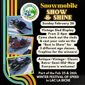 BCR Snowmobile Show and Shine.