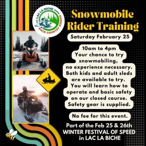 BCR Snowmobile Training at the Winter Festival of Speed.