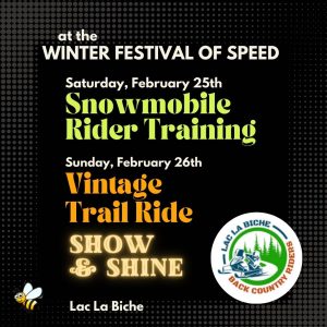 Winter Festival of Speed Snowmobiling.