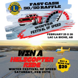 Winter Festival of Speed Raffles.