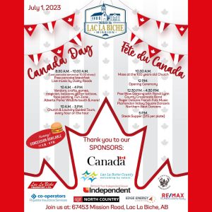 Lac La Biche Mission Canada Day.