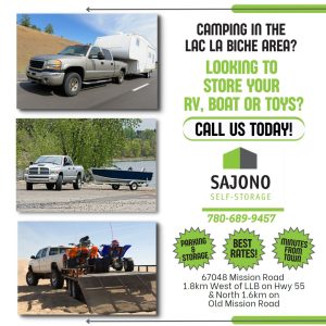 Sajono Self Storage. Looking to store your rv, boat or toys...look no further.