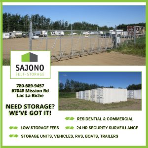 Sajono Self Storage Lac La Biche - All your storage needs.
