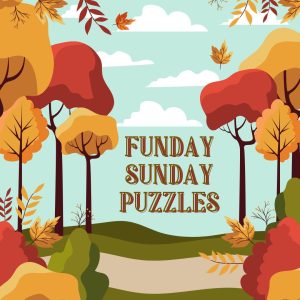 Funday Sunday Puzzles. Word search and jigsaw.