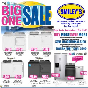 Smileys-The-Big-One-Sale-ends-Sept-27,23.