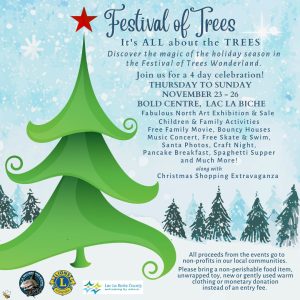 Festival of Trees 2023 Schedule of Events.