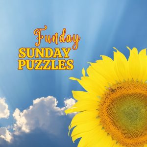 Funday Sunday Puzzles. Enjoy a word search and photo jigsaw.