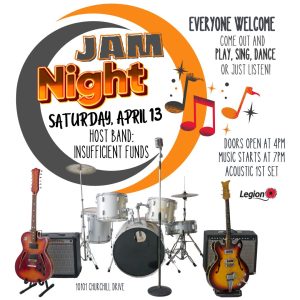 Jam Night at Legion in Lac La Biche Saturday, April 13, 2024.