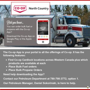 North-Country-Coop-order fuel on the Co-op App.