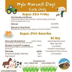 Hylo Venice Harvest Days August 23 and 24, 2024.