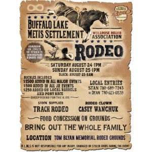 Buffalo Lake Rodeo 2024.