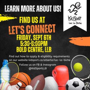 Learn about KidSport at the "Let's Connect" event on September 6, 2024.