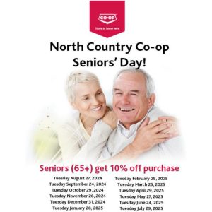 North Country Coop Seniors Day Tuesday.