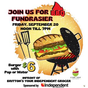 Stone Soup BBQ Fundraiser Sept 20, 2024.