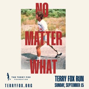 Terry Fox Run September 15, 2024.