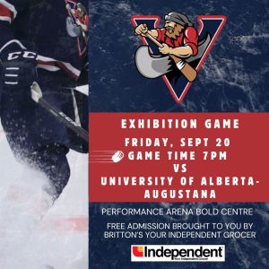 Voyageurs Hockey Exhibition Game Sept 20,24.