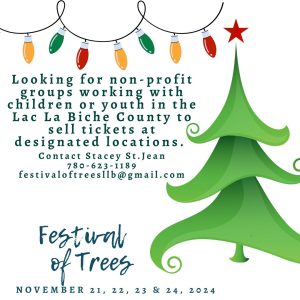 Festival of Trees Ticket Sales Sign up.