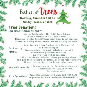 Festival of Trees November 21-24, 2024.