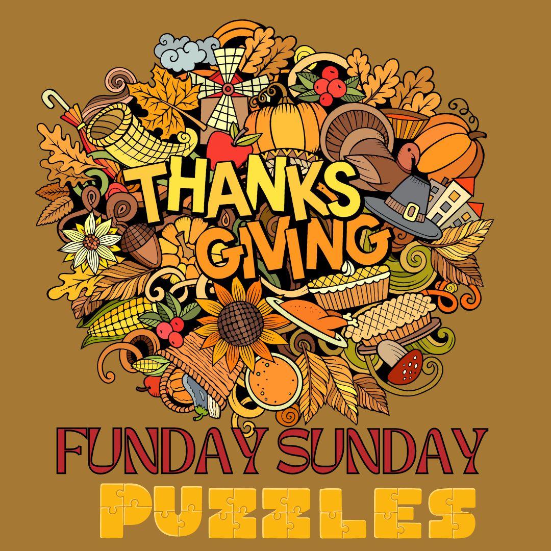 Funday Sunday Puzzles; Wordsearch and Jigsaw Fun.