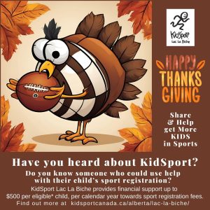 KidSport Happy Thanksgiving.