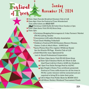 Festival of Trees Sunday 2024.