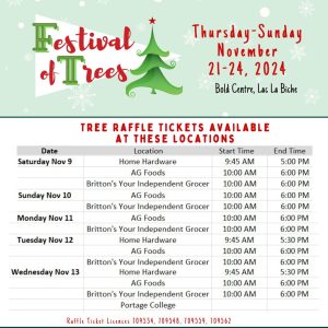 Festival of Trees Tickets Available for Purchase Nov 9-13, 2024.