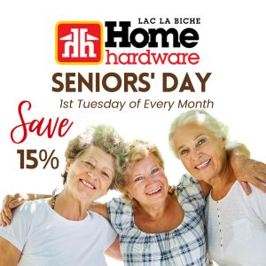 Home Hardware Seniors Day.