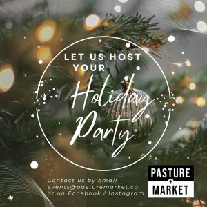 Pasture + Market Holiday Catering.