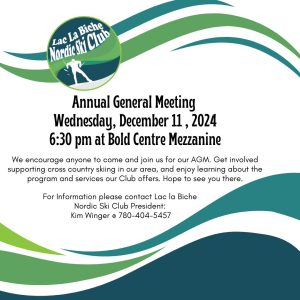 Lac La Biche Ski Club AGM December 11, 2024.