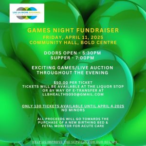 LLB Regional Health Foundation Games Night April 11, 2025.