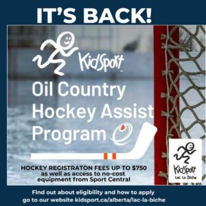 KidSport Hockey Assist Program is BACK 2025/26