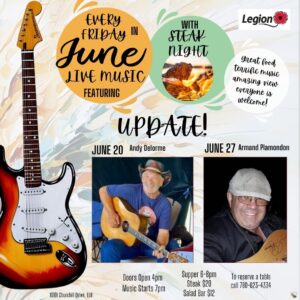 Legion Live Music Update June 20, 25.