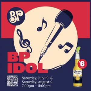 Boston Pizza Karaoke July 19 and August 9, 2025.