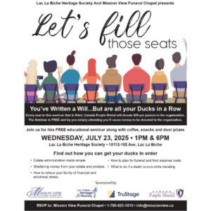 LLB Heritage Ducks in Row July 23, 2025 free workshop.