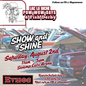 Pow Wow 2025 Show and Shine on August 2, 2025.