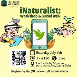 iNaturalist Lac La Biche Museum July 5, 2025.