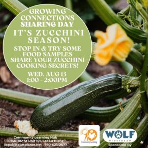 Community Learning Growing Connections Zucchini Aug 13, 2025.