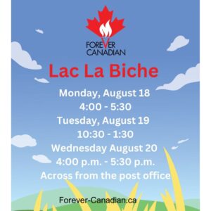 Forever Canadian Petition August 18-20, 2025.