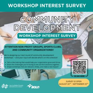 LLB County Workshop Interest Survey till Sept 15, 2025.