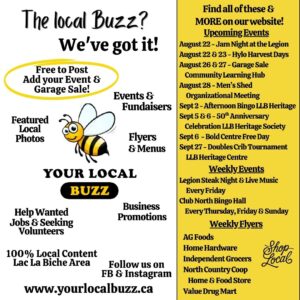 Your Local Buzz Update August 21,25.