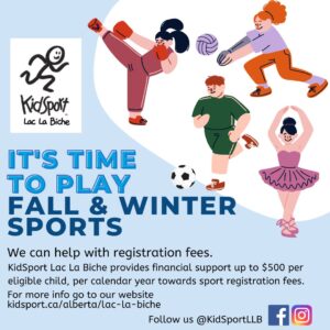 KidSport it's time for Fall & Winter sports!