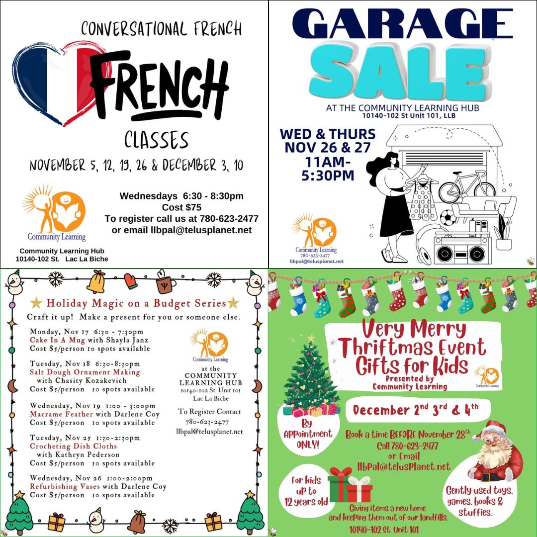 Community Learning Mix Nov 2025.