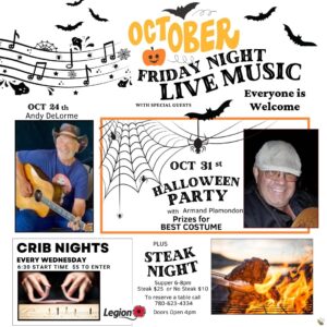 Legion Steak Night and LIve Music.