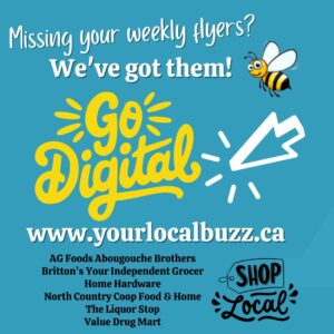 Your Local Buzz Flyers ; Go Digital.