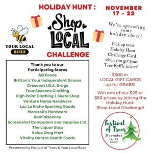 Festival of Trees Holiday Hunt 2025.