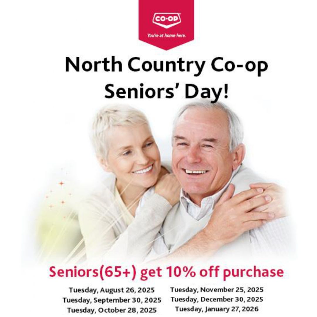 North Country Coop Seniors Day Tuesday..