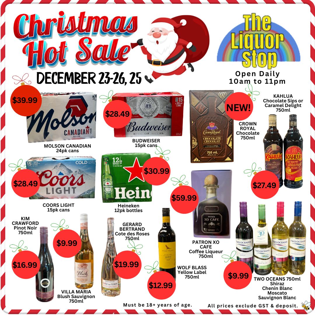 Liquor Stop Christmas Sale 2025.