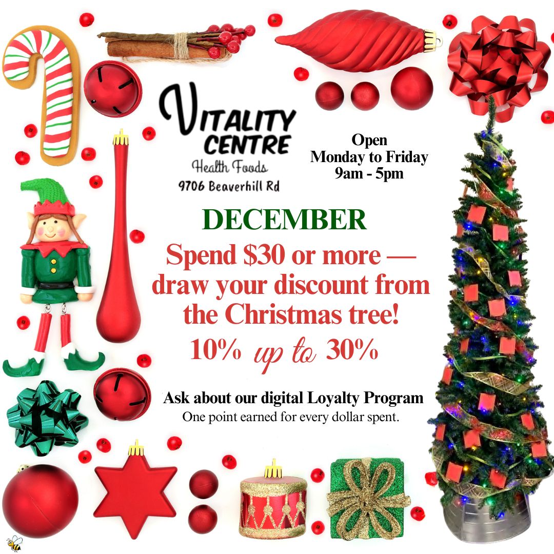 Vitality Centre Health Foods Pick Your Discount Dec 2025.