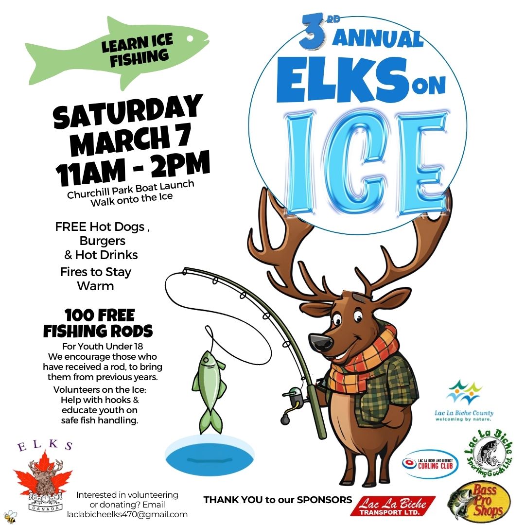 Elks On Ice March 7, 2026 Sir Winston Churchill Park.