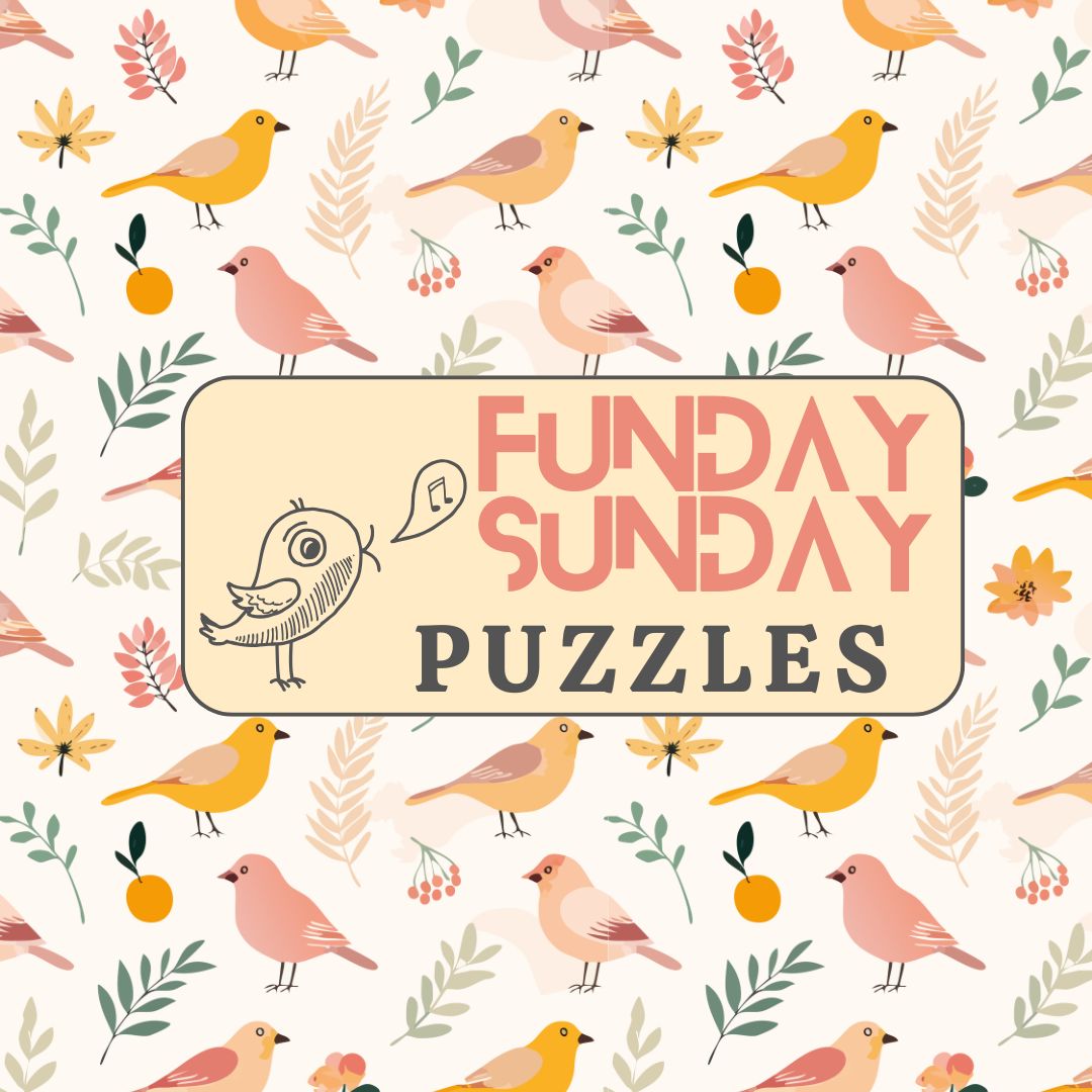 Funday Sunday Puzzles; Wordsearch and Jigsaw Fun.